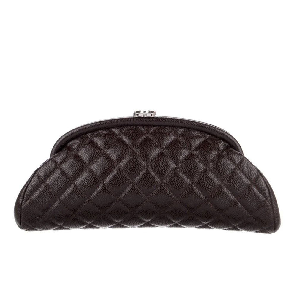 CHANEL Caviar Timeless Clutch
